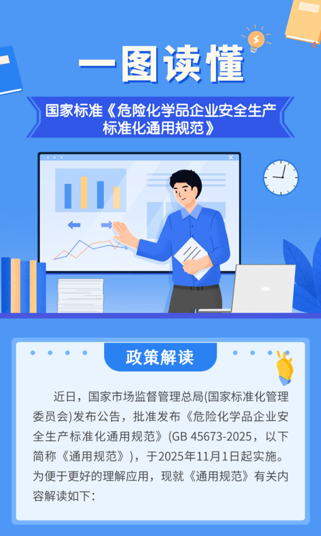 一图读懂｜国家标准《危险化学品企业安全生产标准化通用规范》